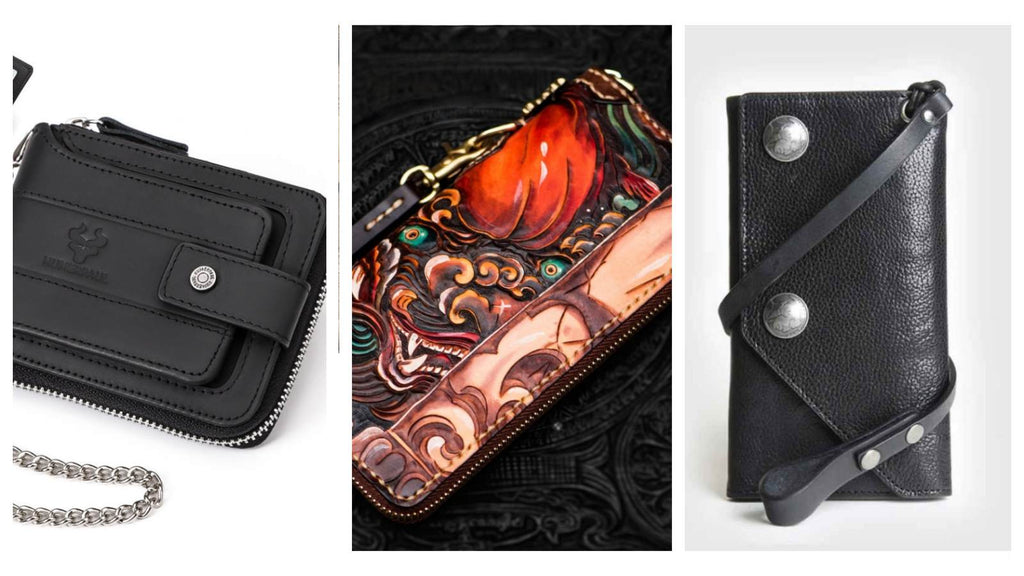 Handpicked Leather Biker Chain Wallets 2026 - 43 Styles