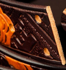 Black Genuine Cool Leather Mens Belt Custom Leather Men Belt for Men