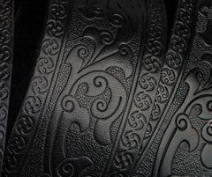 Handmade Black Leather Mens Belt Cool Leather Men Belts for Men