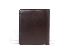 Cool Leather Mens Small Wallets Front Pocket Wallet Slim Wallet for Men