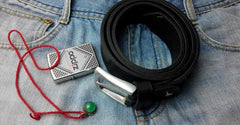 Black Handmade Leather Mens Belt Leather Belt for Men