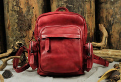 Handmade Leather backpack bag small purse for women leather shoulder bag