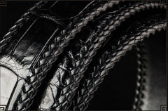 Handmade Black Leather Mens Belts Cool Leather Mens Belt for Men