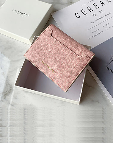 Cute Women Pink Leather Card Holders Slim Card Wallet Card Holder Wallet For Women