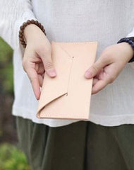 Handmade Cute Leather Womens Envelope Long Wallets Phone Long Wallet for Women
