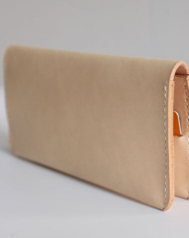 Handmade LEATHER Womens Long Wallets Leather Bifold Long Wallet FOR Women