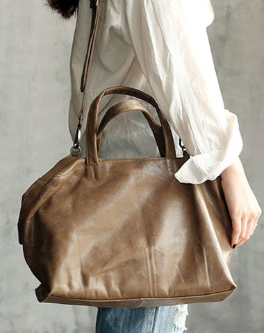 Vintage WOMENs LEATHER Work Handbags Fashion Shoulder Bag Purse FOR WOMEN