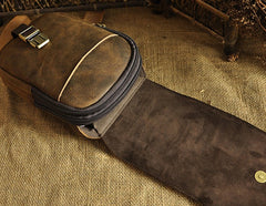 Vintage Leather Belt Pouch for Men Waist Bag BELT BAG For Men