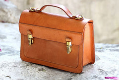 Handmade messenger bag satchel purse leather crossbody bag shoulder bag women
