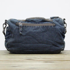 Blue Denim Mens Womens Side Bag Handbag Blue Jean Shoulder Bag Messenger Bag For Women