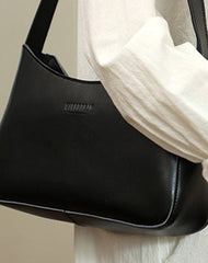 Cute LEATHER Side Bag Black WOMEN SHOULDER BAG Crocodile Pattern Handbag Purse FOR WOMEN