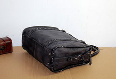 Genuine Handmade Vintage Leather Handbag Shoulder Bag Women Leather Purse