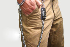 silver biker trucker punk scorpion hook wallet Chain for chain wallet biker wallet trucker wallet