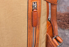 Genuine Handmade Leather Backpack Bag Vintage Shoulder Bag Women Leather Purse