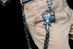 Sliver biker trucker punk elephant hook wallet Chain for chain wallet biker wallet trucker wallet