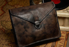 Genuine Handmade Vintage Leather Crossbody Bag Shoulder Bag Women Leather Purse