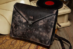 Genuine Handmade Vintage Leather Crossbody Bag Shoulder Bag Women Leather Purse