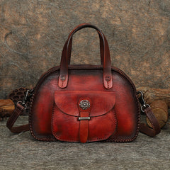 Best Leather Womens Vintage Handbag Handmade Crossbody Purse for Ladies