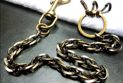 Brass Biker Wallet Chain Cool wallet Chain For Chain Wallet biker Wallet trucker Wallets