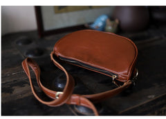 LEATHER Saddle Side Bags WOMEN Contrast SHOULDER BAGs Small Crossbody Purse FOR WOMEN