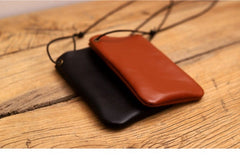 Cute LEATHER Side Bag Pouches Phone WOMEN SHOULDER BAG Slim Phone Crossbody Pouch FOR WOMEN