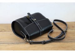 Cute LEATHER Small Side Bag Coffee WOMEN SHOULDER BAG Small Crossbody Purse FOR WOMEN