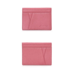 Cute Women Red Leather Card Holder Slim Card Wallet Red Card Holder Credit Card Holder For Women