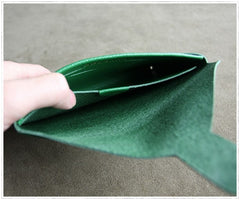 Cute Womens Beige Leather Envelope Wallet Slim Clutch Purse Checkbook Long Wallet for Women