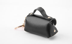 Cute Leather Black Womens Small Change Wallet Coin Holder Change Holder for Women