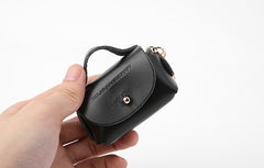 Cute Leather Black Womens Small Change Wallet Coin Holder Change Holder for Women