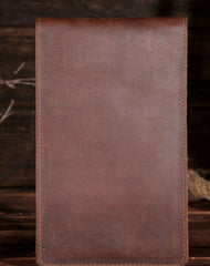 Handmade Genuine Leather Mens Wallet Cool Long Multi Card Wallet for Men