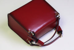 Womens Leather Cube bag shoulder bag black for women leather crossbody bag purse