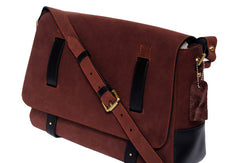 Cool Leather Mens Messenger Bag Shoulder Bag Travel Messenger Bags