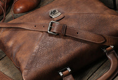 Cool leather mens Briefcase laptop Briefcase work Briefcase Shoulder bag for Men