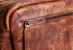 Cool leather mens Small messenger vintage shoulder bag for men