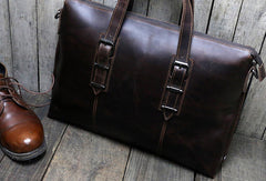 Vintage leather men Briefcase large vintage shoulder laptop Briefcase vintage Briefcase