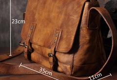 Handmade leather men messenger Bag Cool Shoulder Bags Travel Messenger Bags