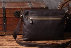Cool leather mens messenger Bag Vintage shoulder bags vintage laptop bag