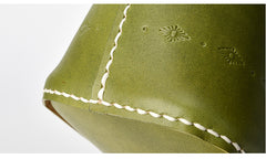 Handmade Womens Green Leather Small doctor Purse shoulder doctor bags for women