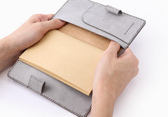 Handmade Leather Cute Womens Passport Wallet Long Travel Wallet for Women