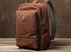 Cool Leather Mens Backpacks Large Travel Backpack Hiking Backpack for Men
