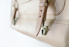 Handmade Leather backpack bag shoulder bag black brown for unisex leather messenger bag