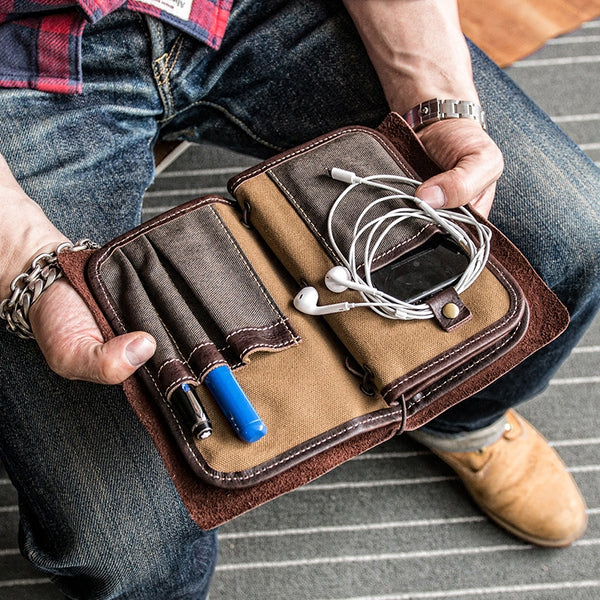 Cool Travel Wallet Leather Clutch Wallet Purse Mens Travel Wallet Passport Travel Wallet