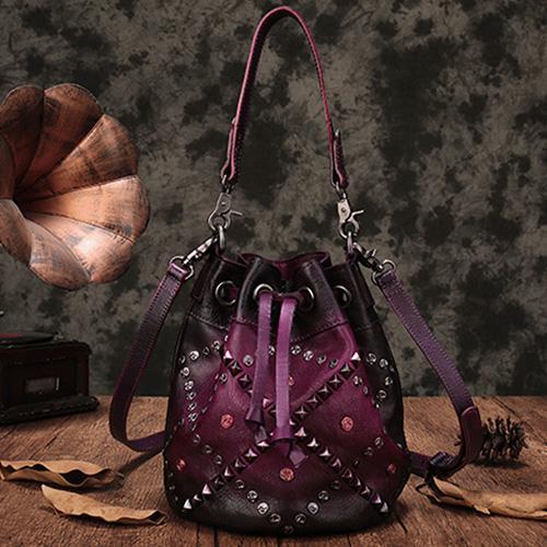 Purple handbags next store