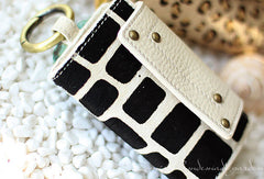 Handmade modern cute cilice pretty leather small keys wallet pouch purse for women/lady girl