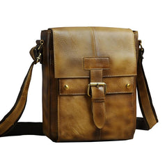 Small Leather Mens SIDE BAGs COURIER BAGs Messenger Bag Shoulder Bag for Men