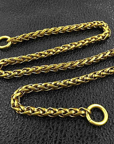 Fashion Brass 18" Mens Rings Key Chain Pants Chain Wallet Chain Motorcycle Wallet Chain for Men