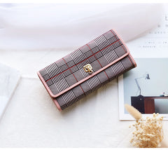 Stylish Leather Womens Long Wallet for Women Clutch Wallet