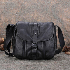 Best Brown Leather Womens Shoulder Bag Vintage School Messenger Bag for Ladies