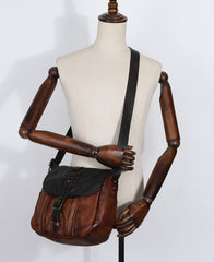 Best Leather Womens Shoulder Bag Vintage Best School Messenger Bag for Ladies